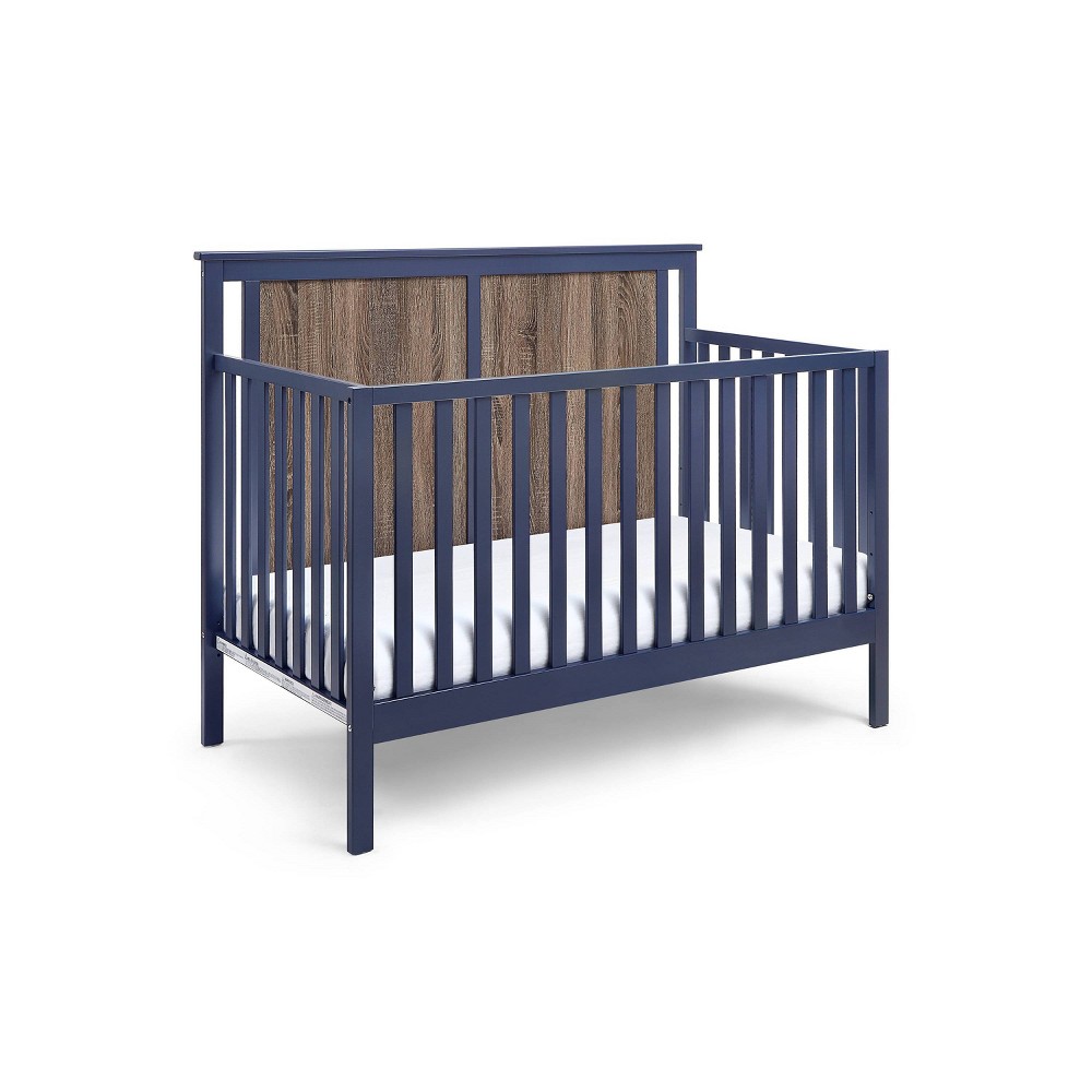 Suite Bebe Connelly 4-in-1 Convertible Crib - Midnight Blue/Vintage Walnut -  82721537