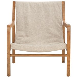 Osmond Linen Sling Chair - SFV9024 - Safavieh Couture - 1 of 4
