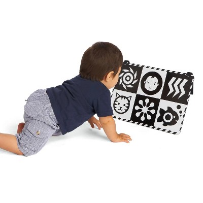 Vision-Boost Baby Mirror with High-Contrast Patterns and Safe Reflection