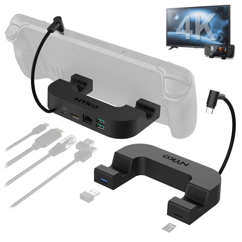 Nyko® 7-in-1 USB-C® Power Dock™ and Hub for Steam Deck™, 4 of 10