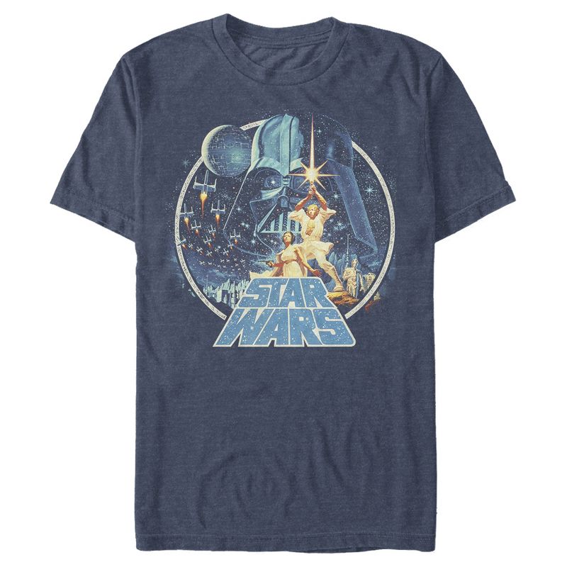 Men's Star Wars Classic Scene Circle T-Shirt, 1 of 5