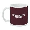 Texas State Alumni Ceramic Coffee Mug, Novelty Gift Mugs for Coffee, Tea and Hot Drinks, 11oz, White - 3 of 4