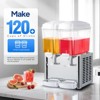 ROVSUN Commercial Beverage Dispenser, 2 x 4.8 Gal 3 x 4.8 Gal Juice Dispenser with Large Capacity Tank, Stainless Steel Made High Efficiency - 4 of 4