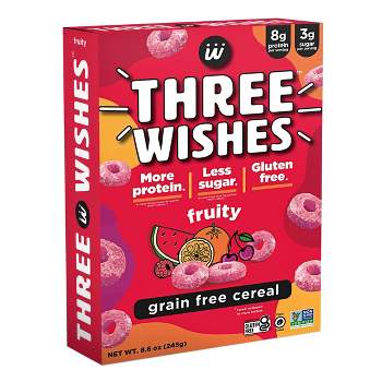 Three Wishes Fruity Cereal - 8.6oz