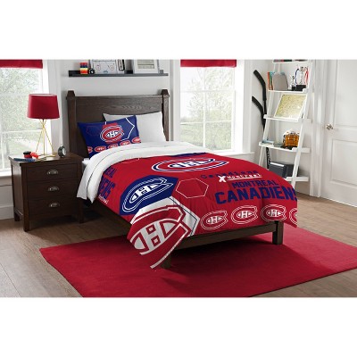 Nhl Montreal Canadiens Hexagon Comforter Set - Twin : Target