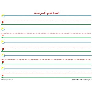 Teacher Created Resources Smart Start Writing Paper, 1 Inch Rule, 11 x 8-1/2 Inches, 360 Sheets - 1 of 2