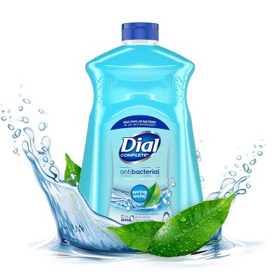 Dial Complete Antibacterial Liquid Hand Soap Refill - Spring Water - 52 fl oz