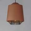 ET2 Lighting Phoenix 1 - Light Pendant in  Brick/Black - 3 of 4