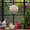 Lomsoe Christmas Welcome Wooden Hanging Decor Christmas Door Sign Wooden Farmhouse Wall Front Door Hanger Christmas Gift - 3 of 4