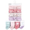 Hudson Baby Infant Girls Headband and Socks Set, Unicorn, 0-9 Months - 2 of 4