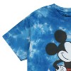 Disney Mens Mickey Mouse Shirt - Classic Mickey Mouse Tie Dye Tee Shirt - Mickey Mouse Tie Dye Wash Graphic T-Shirt - 3 of 4
