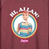 Women's - Barbie - Hi Allan Lightweight French Terry Wide Neck Long Sleeve Shirt - 2 of 4