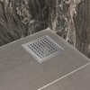 Unique Bargains 304 Stainless Steel Flange Square Rapid Drainage Shower Drain - 4 of 4