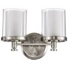 Nuvo Lighting Decker 2 - Light Vanity in  Brushed Nickel - 3 of 4