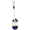 Achieve a Tidy Bathroom: Toilet Brush Set with Caddy - All-in-One Organization in a Modern Cobalt Blue Design - 3 of 3