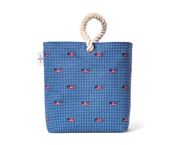 Vineyard Wine Bag Target Flag Whale And Gingham Wine Tote