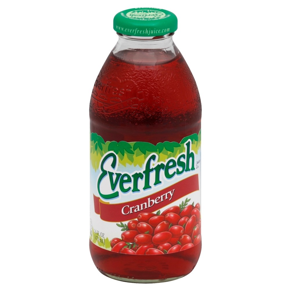 UPC 076737122568 product image for Everfresh Cranberry Juice - 16 fl oz Glass Bottle | upcitemdb.com