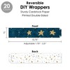 Big Dot of Happiness Twinkle Twinkle Little Star - Baby Shower or Birthday Party Favors and Cupcake Kit - Fabulous Favor Party Pack - 100 Pieces - 3 of 4