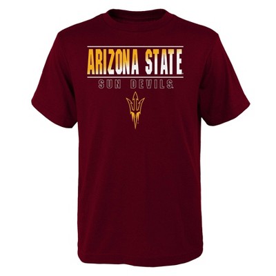 NCAA Arizona State Sun Devils Boys' Short Sleeve Crew Neck T-Shirt