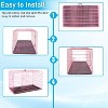 BestMassage 24/30/36/42/48 Inch Dog Crate Dog Cage Dog Kennel with Double Door Removable Tray & Handle Indoor Outdoor Pet Crate - 4 of 4