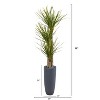 HomeStock  6 ft. Artificial Yucca Tree in Planter for Indoor/Outdoor - 2 of 4