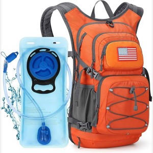 Hydration Backpack with Bladder, Lightweight Hiking Daypack for Hands-Free Water on Trails, High-Flow Bite Valve - 1 of 4