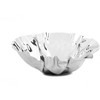 Classic Touch 13" Round Stainless Steel Wavy Design Serving Bowl - 4 of 4