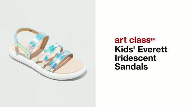 Kids' Everett Iridescent Sandals - art class™, 2 of 9, play video