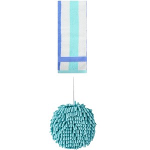 REGALWOVEN Soft Absorbent Bathroom Hand Towel Set 6" x 6"/13" x 29" 2 Packs - 1 of 4