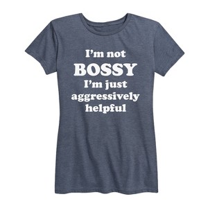 Women's - Instant Message - I'm Not Bossy Short Sleeve Graphic T-Shirt - 1 of 4