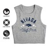Women's University of Nevada Mascot Sleeveless Crop Top Tank - 4 of 4