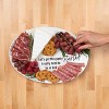 Totalee Gift Party Started Platter Ceramic White - 2 of 2