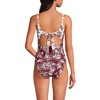 Lands' End Women's Wrap Monokini High Leg One Piece Swimsuit - 2 of 4