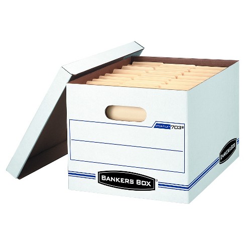 Bankers Box Storage File Letter Legal 12 X10 X15 8pk White Fellowes Target