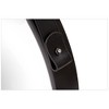Kiera Grace 18" Hamlyn Round Mirror Black: Modern Style, Plastic Frame, No Assembly, Wall Mounted - 3 of 4