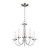Livex Lighting Home Basics 5 - Light Chandelier in  Brushed Nickel - 2 of 4