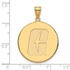 Black Bow Jewelry 10k Yellow Gold North Carolina at Charlotte 49ers NCAA Extra Large Pendant - 2 of 3