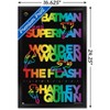 Trends International DC Comics Justice League - Rainbow Silhouette Framed Wall Poster Prints - 3 of 4
