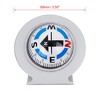 Unique Bargains Self-adhesive Vehicle Navigation Thermometer Compass Ball  Black 3.50x2.20x1.18 1 Pc : Target