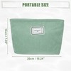 Unique Bargains Corduroy Zipper Makeup Bags and Organizers 1 Pc - 4 of 4