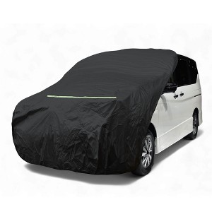 Unique Bargains Hood Windshield Cover for Mini Vans Size l 210D Sino-Chemical Cotton 116.14" Black - 1 of 4