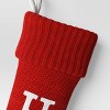 Knit Monogram Christmas Stocking Red - Wondershop™ - 3 of 3