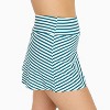 Calypsa Women's Chlorine Resistant High Waisted Mini Swim Skirt With Shorts - image 3 of 4