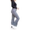 Women's Felicity Plaid Bootcut Leggings - Julia Rose - 2 of 4