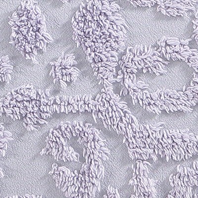 Lavender Cotton Chenille Medallion Standard Pillow Sham