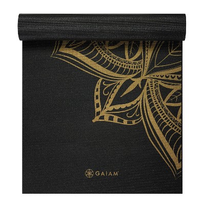 Gaiam Yoga Mat - 6mm Insta-Grip Extra Thick & Dense Textured Non