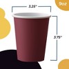 Crown Display 9 oz. Disposable Coffee Cups Paper Cups Hots Drinks/Cold Cups Durable Disposable Hot Tea Cup Disposable - 3 of 4