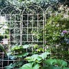2 Pack Metal Garden Trellis 86.7" x 19.7" Rustproof Trellis for Climbing Plants Outdoor Flower Support Cream White - 3 of 4