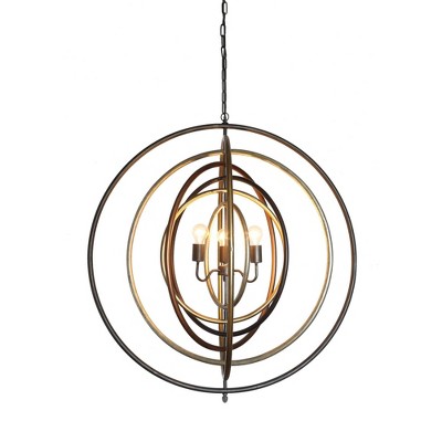 Metal Multi Ringed Pendant Ceiling Light - 3R Studios