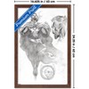 Trends International Marvel Sketch - Doctor Strange Framed Wall Poster Prints - 3 of 4